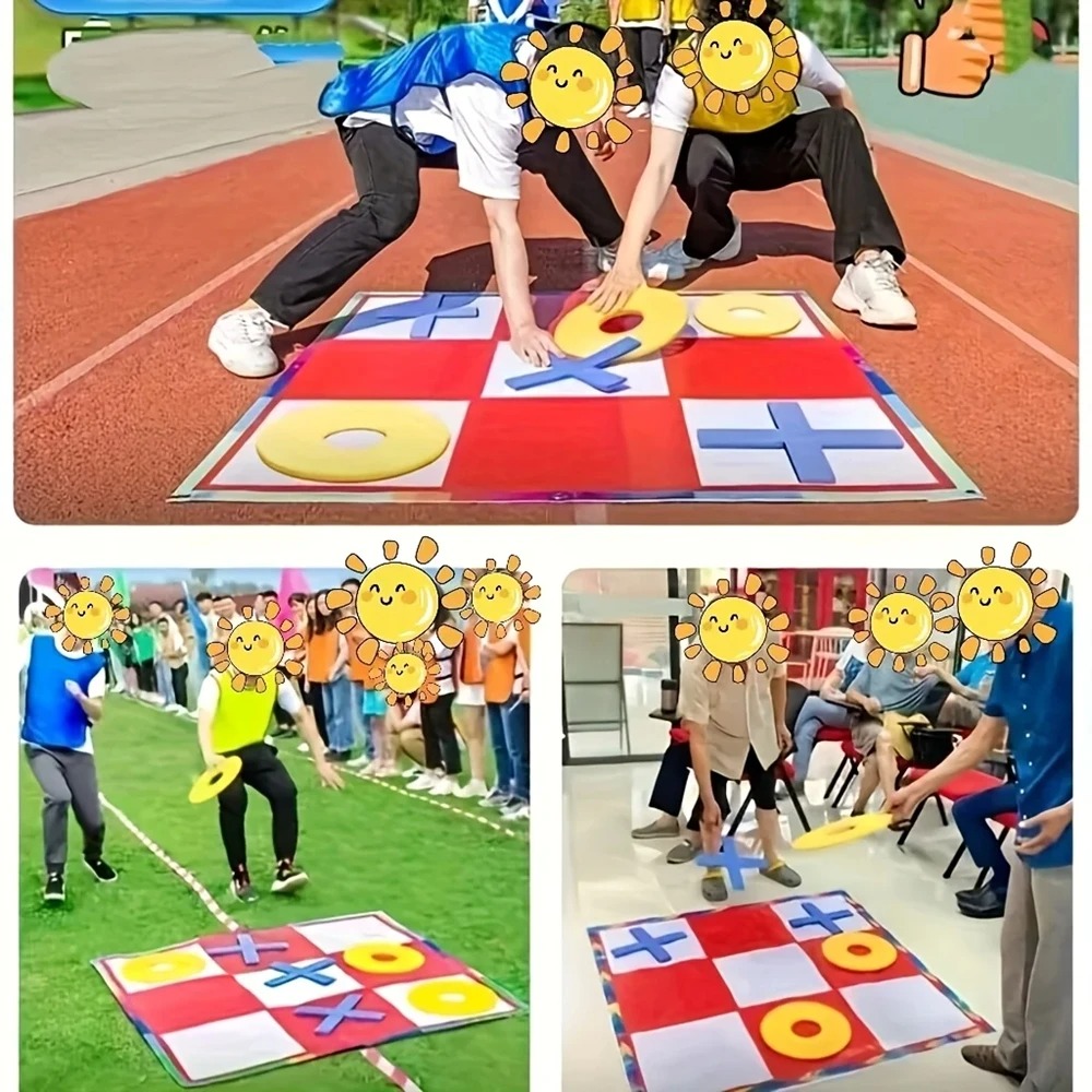 Party Games Group For Adults - Permainan Tic Toe Checkers Interaktif, Olahraga