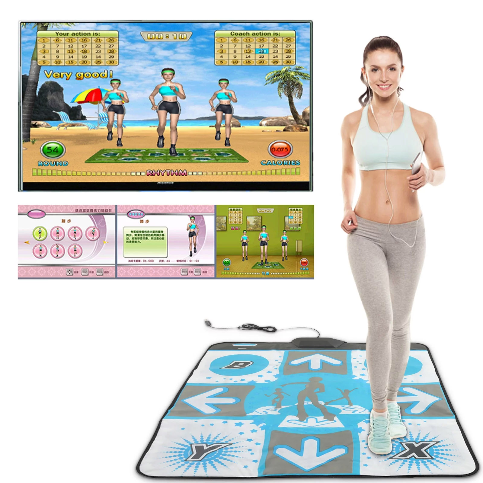 Party Games Nintendo - Alas dansa bantalan menari tunggal pesta