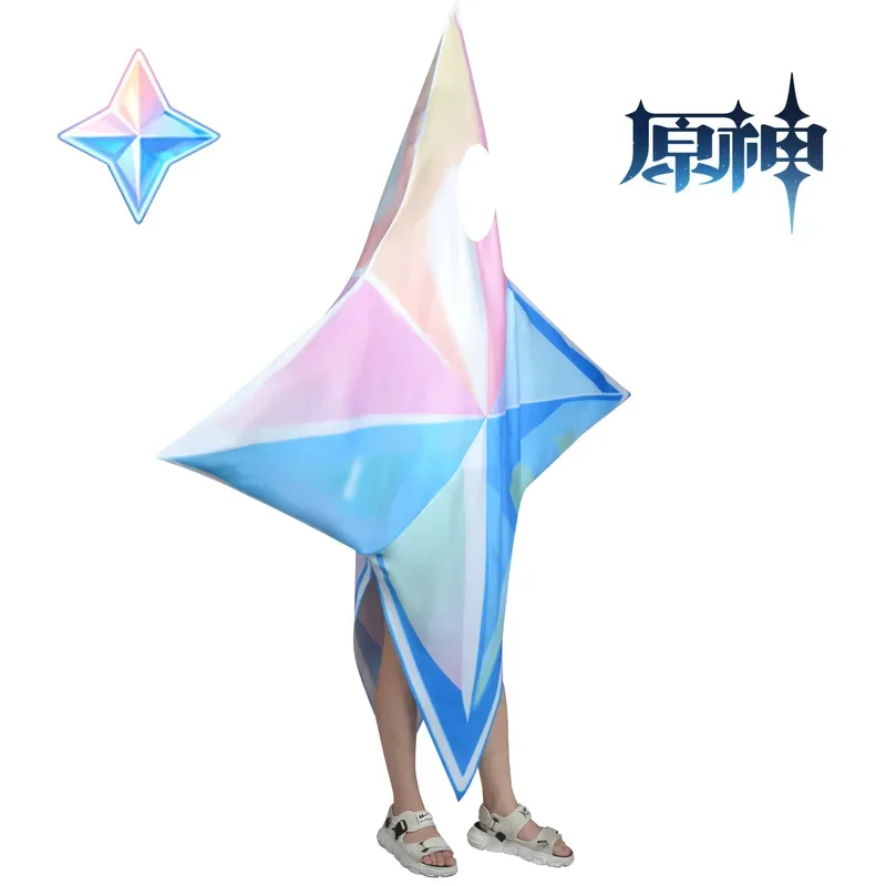 Party Games Youtube - Kostum Cosplay Primogem Game Genshin Impact