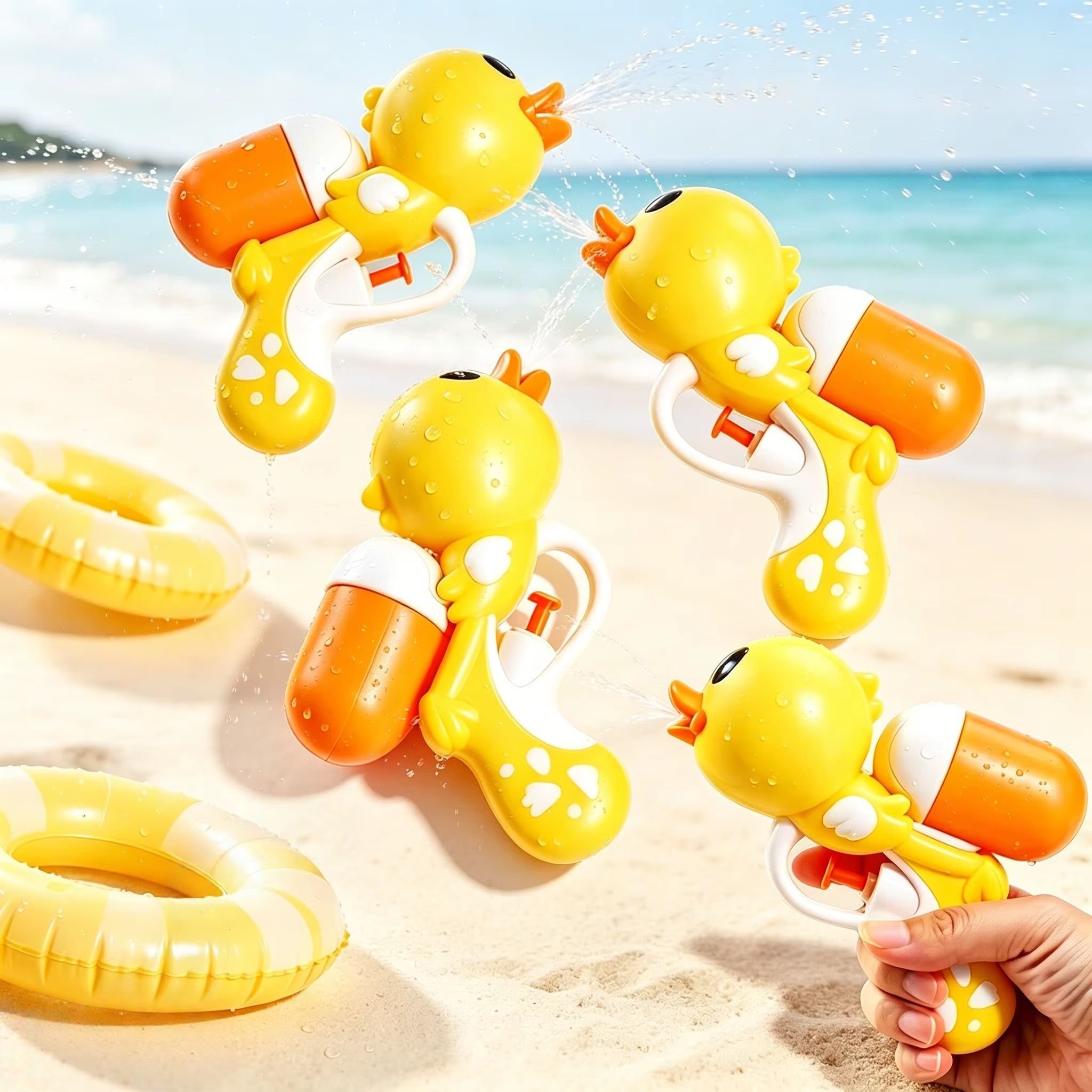 Party Games Group For Adults - Mainan Pistol Air Bebek Kuning Lucu,