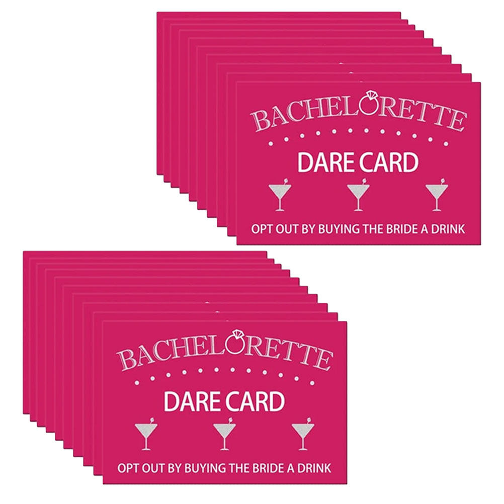 Party Games Bachelorette - Kartu Tantangan Gosok Desain Permainan Kreatif