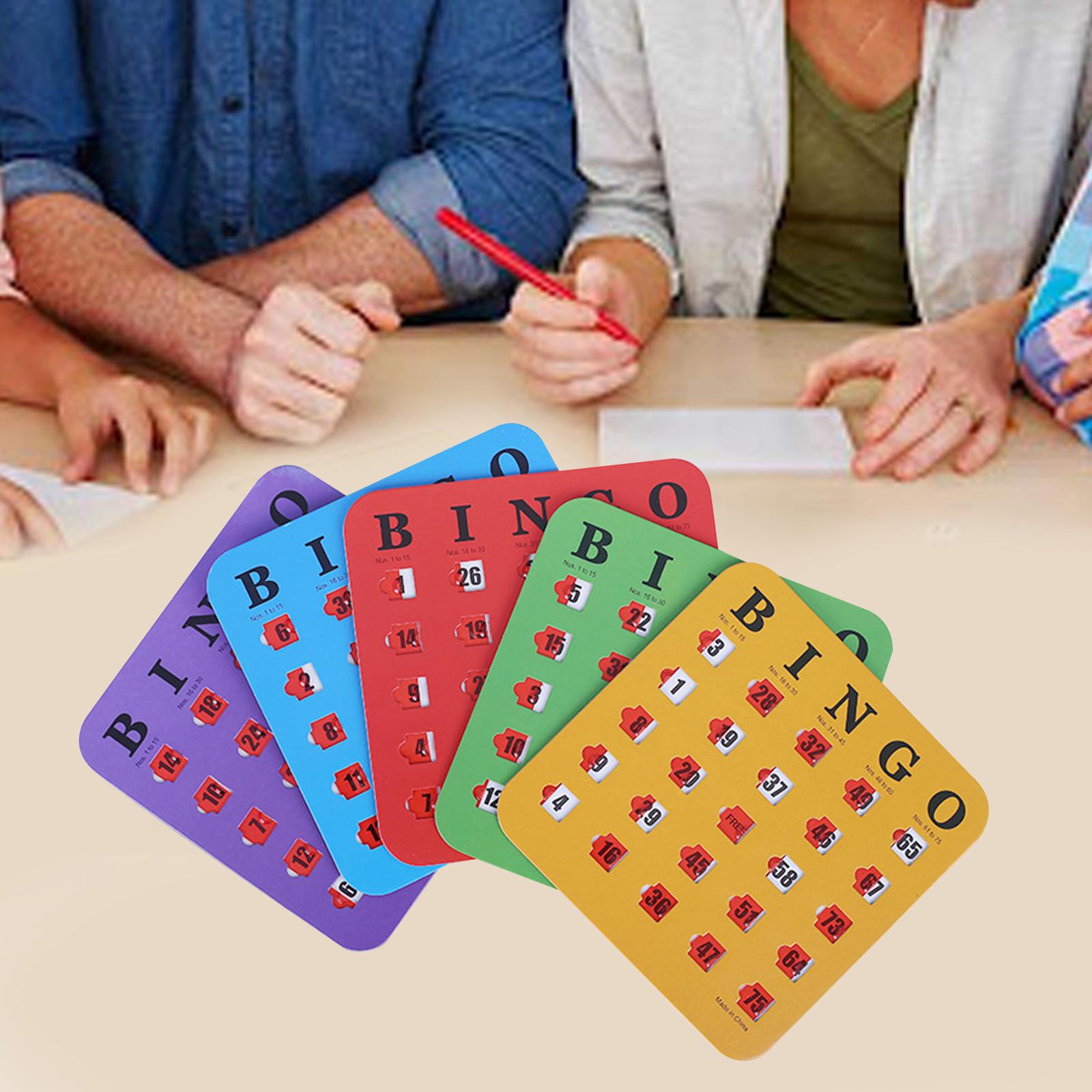 Party Games Large Groups - 5 Buah Kartu Permainan Bingo Cetak