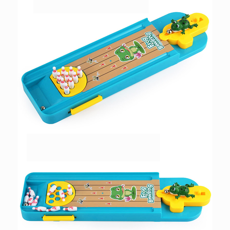 Party Games For 5 Year Olds Indoors - Mini Desktop Permainan Bowling Mainan Lucu
