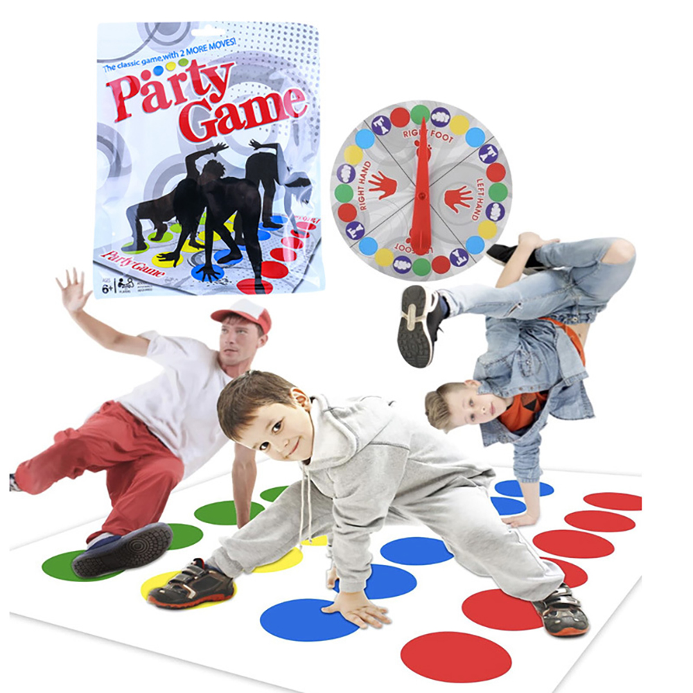 Party Games For 5 Year Olds Indoors - Permainan Multiplayer pesta keluarga permainan Twister