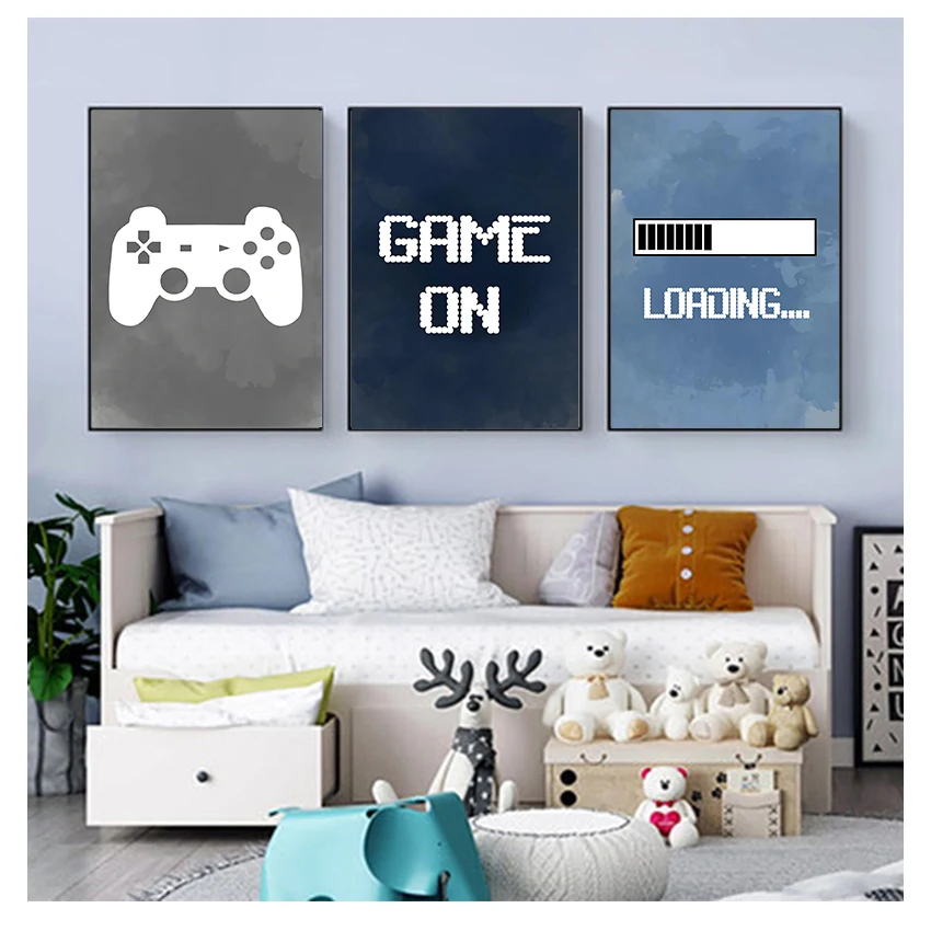 Party Games Kids - Dekorasi Dinding Kamar Anak Laki-laki, Poster