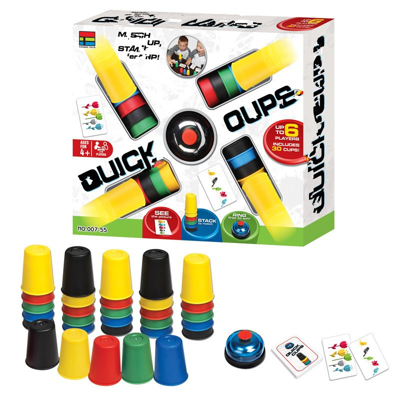 Party Games For 5 Year Olds Indoors - Cangkir susun olahraga plastik permainan kartu