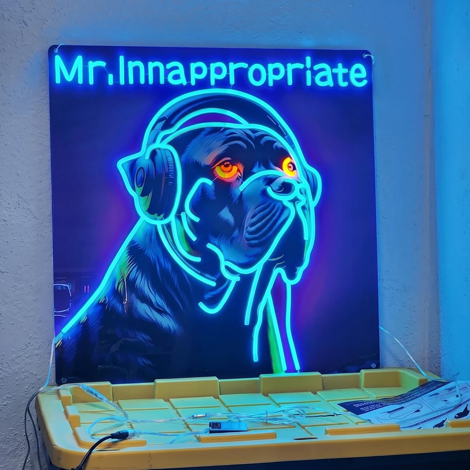 Party Games Name - Lampu Neon LED Custom, Dekorasi Dinding