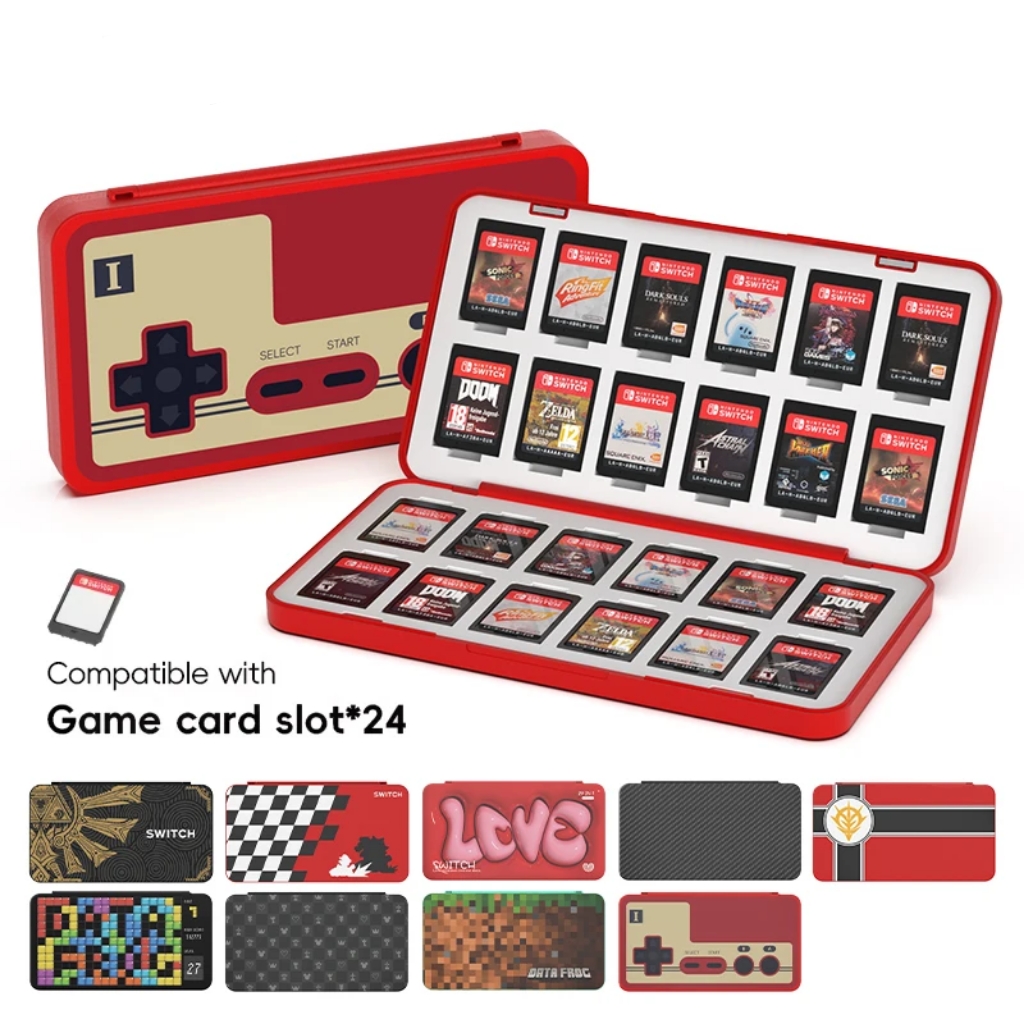 Party Games Nintendo - Kotak Penyimpanan Kartu Game 24 in