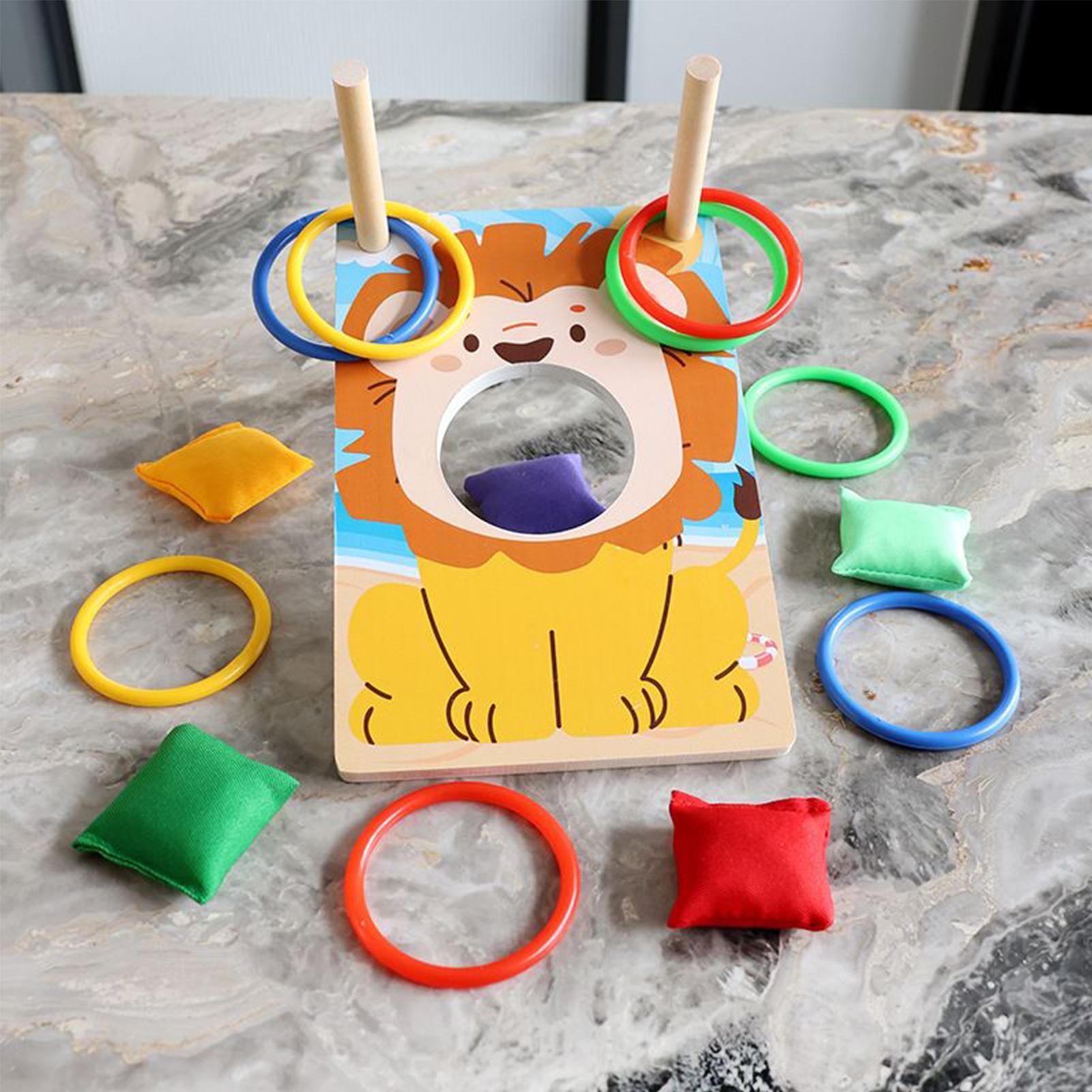 Party Games Group For Adults - Permainan Lempar Kantong Kacang Kayu &