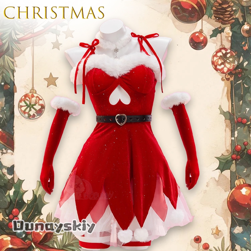 Party Games Free Online - Kostum Cosplay Gaun Tanpa Tali Beludru