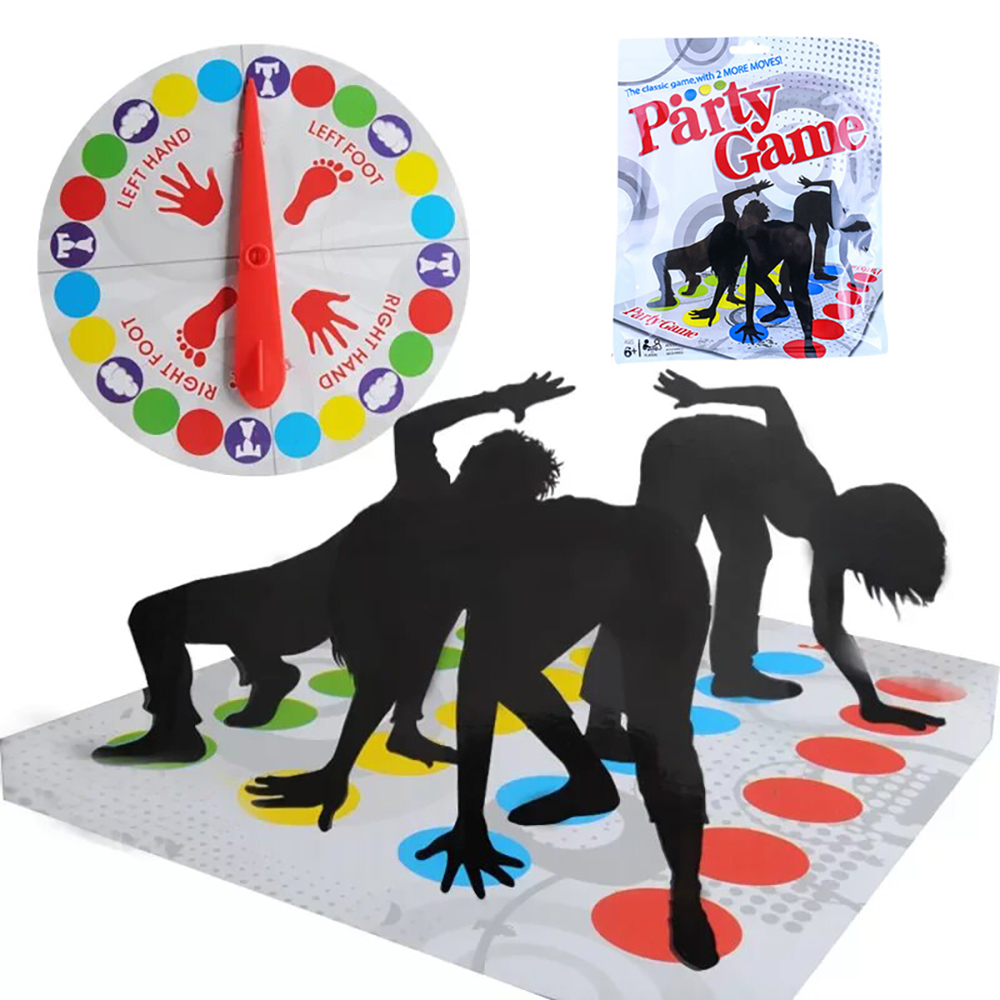 Party Games For 5 Year Olds Indoors - Permainan pesta keluarga permainan Twister mainan
