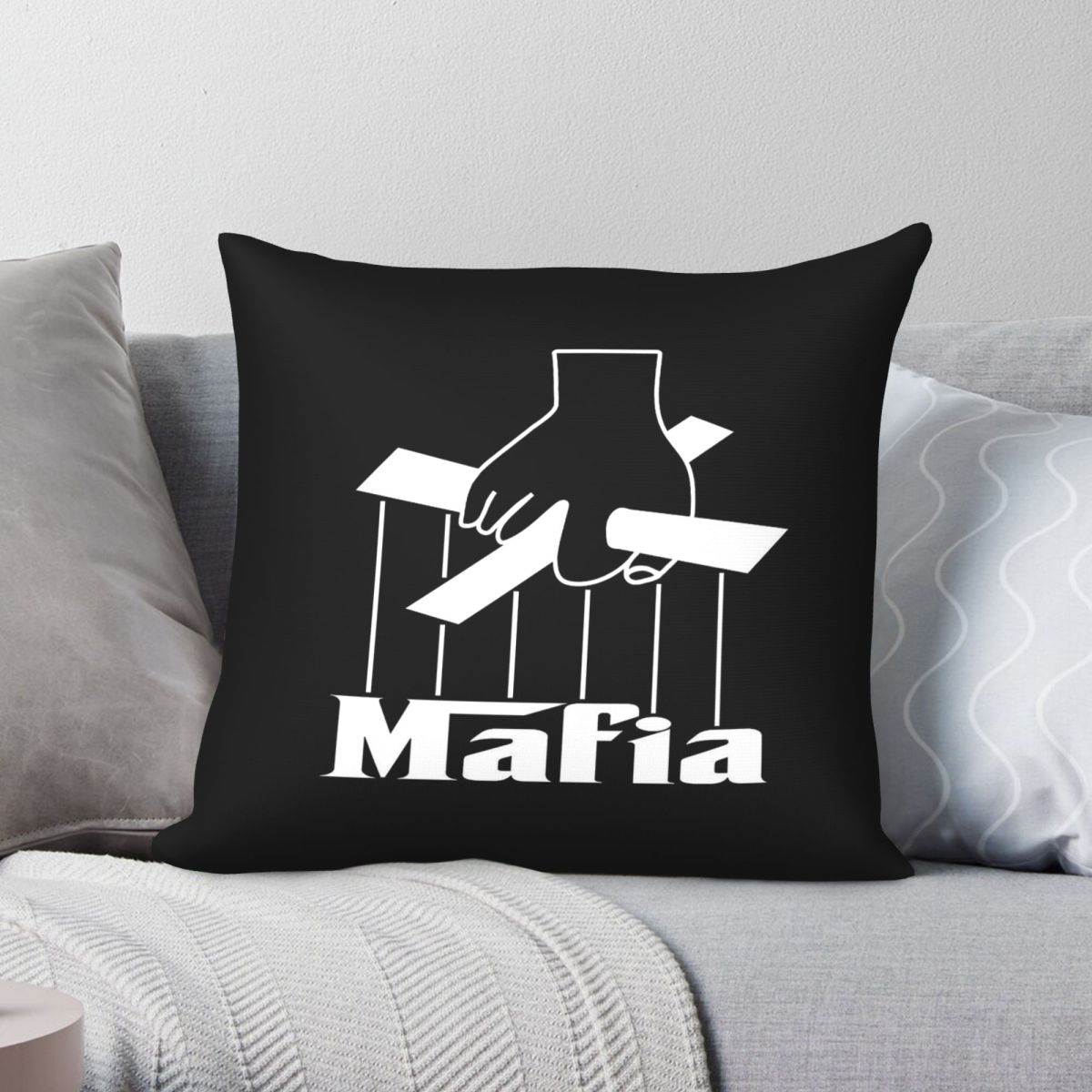 Party Games Mafia - Sarung Bantal Persegi Permainan Pesta Mafia