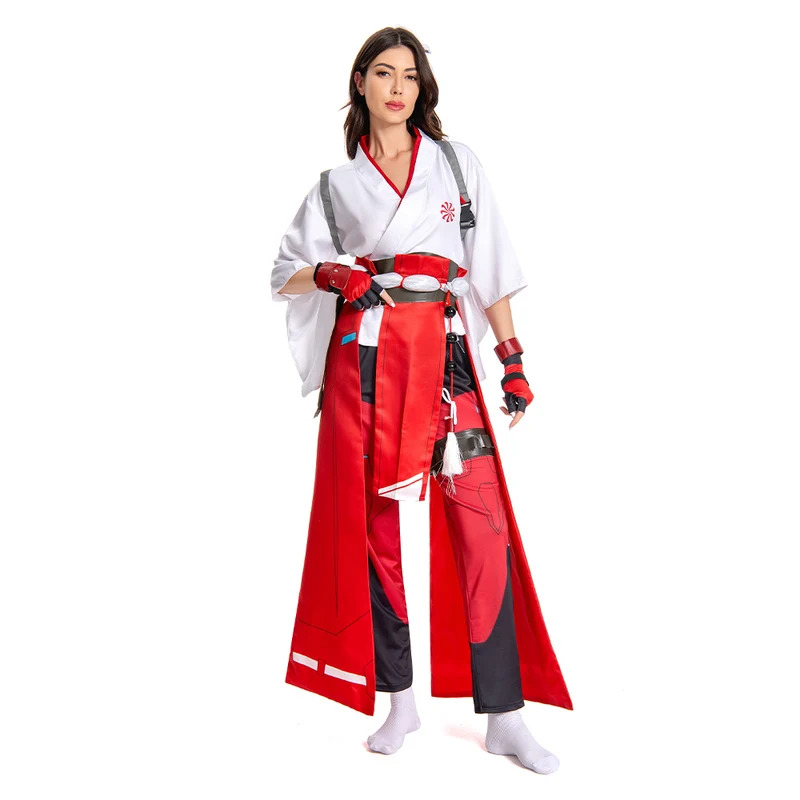 Party Games Youtube - Kostum Cosplay Game OW Kiriko Pakaian