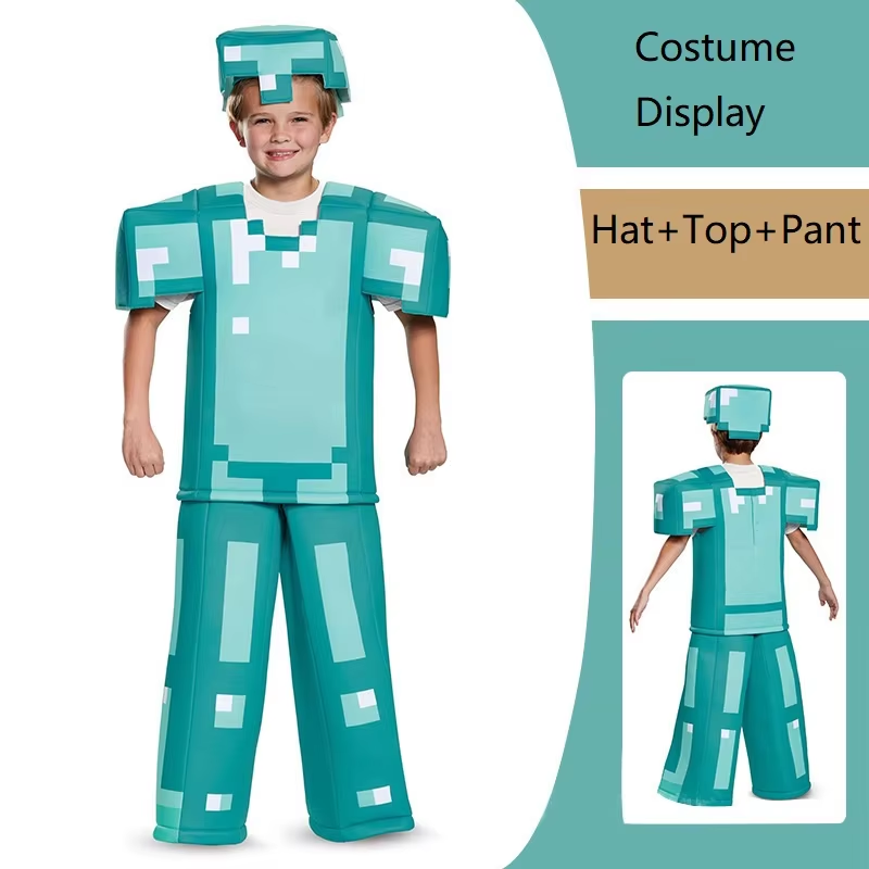 Party Games Kids - Kostum Cosplay Steve Karakter Game Diamond