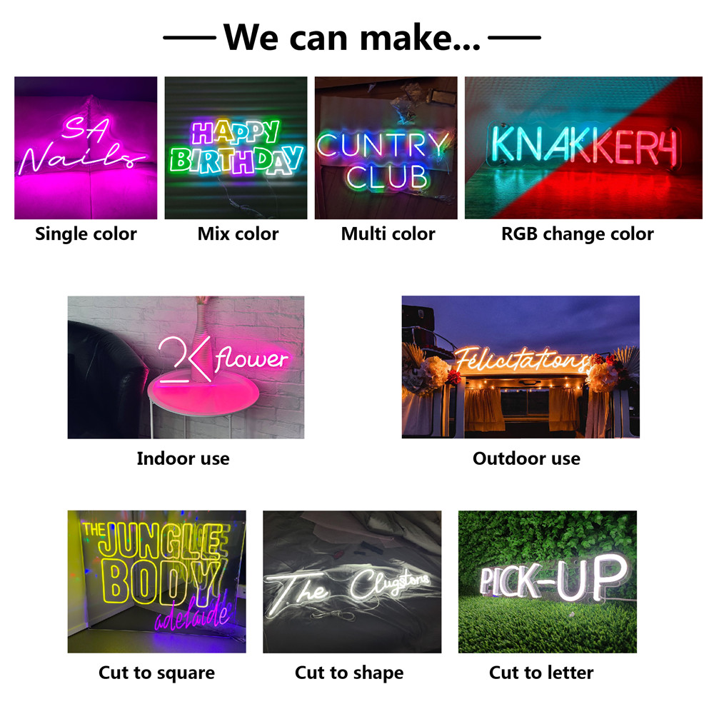 Lampu Neon LED Kustom, Nama, F - Party Games Name ulasan dan harga