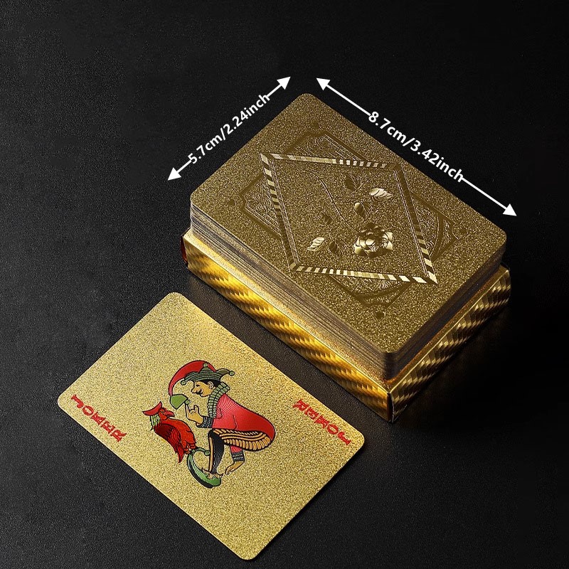 Kartu Poker Tengkorak Foil Ema - Party Games Using Playing Cards ulasan dan harga