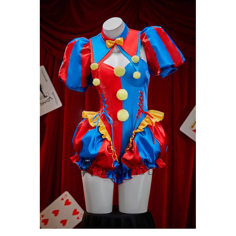 Kostum Cosplay Pomni Baru untu - Party Games Name ulasan dan harga