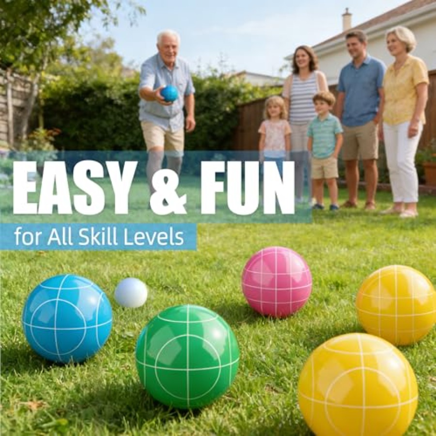 Set Bola Bocce untuk Halaman B - Bocce Ball Lawn ulasan dan harga