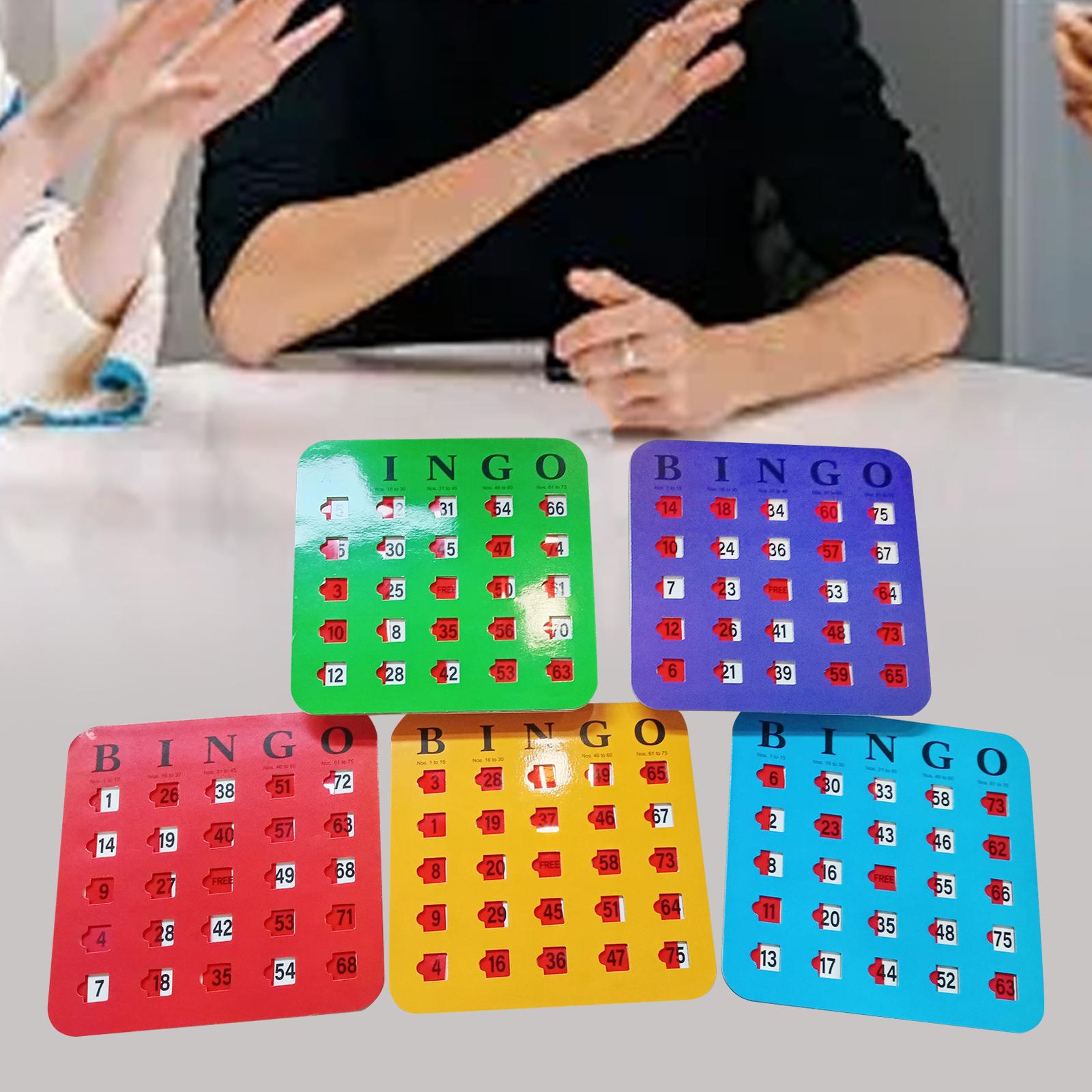 5 Buah Kartu Bingo Kardus Ceta - Party Games Large Groups ulasan dan harga