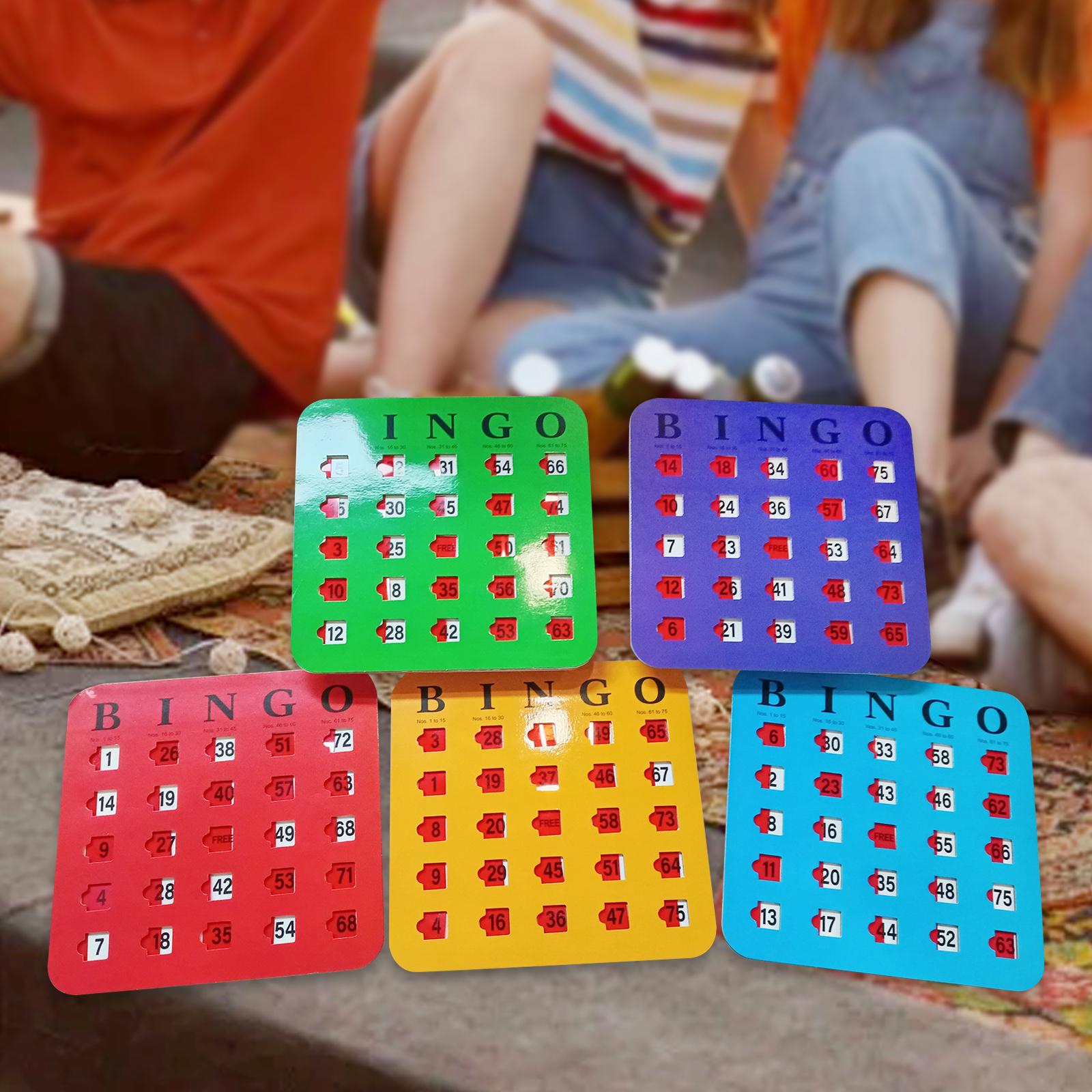 5 Buah Kartu Bingo Kardus Ceta - Party Games Large Groups ulasan dan harga