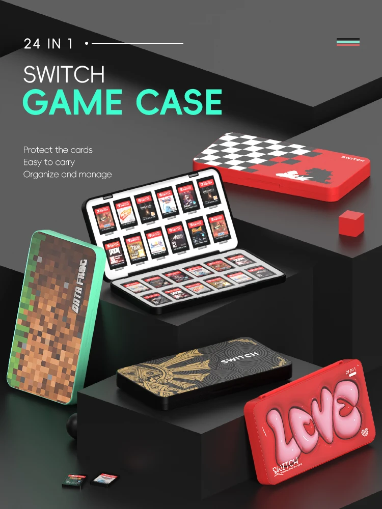 DATA FROG 24-in-1 Tempat Kartu - Party Games Nintendo ulasan dan harga