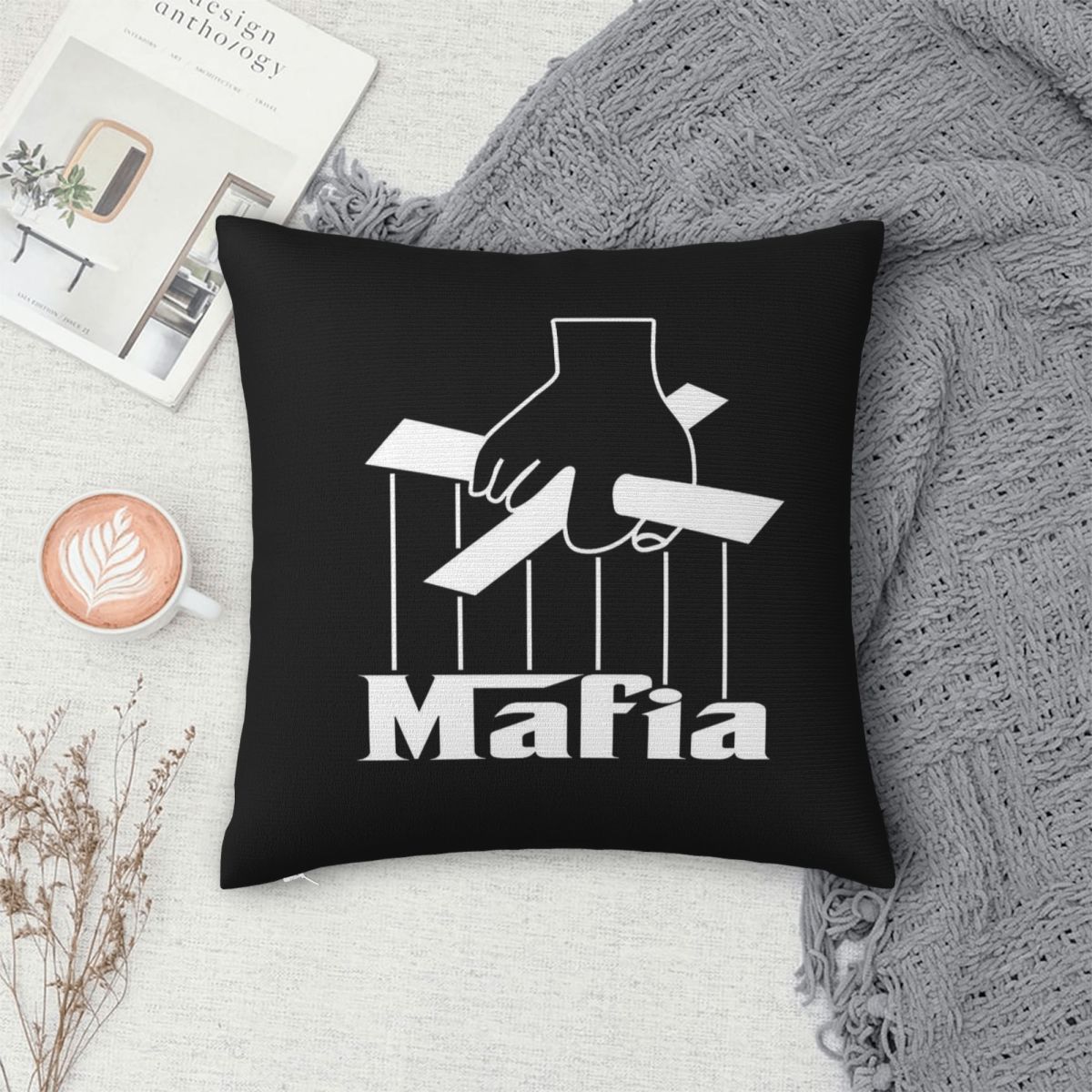 Sarung Bantal Persegi Permaina - Party Games Mafia ulasan dan harga