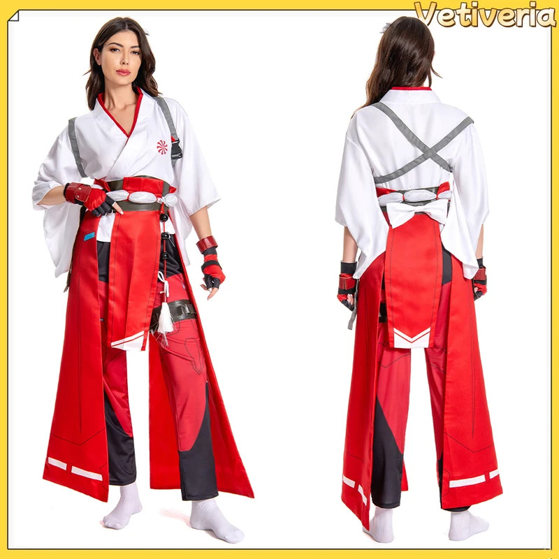 Kostum Cosplay Game OW Kiriko  - Party Games Youtube ulasan dan harga