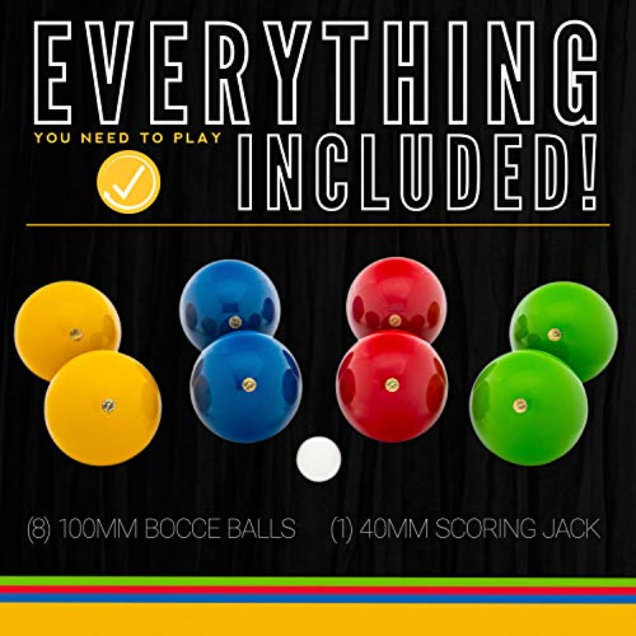 Set Bola Bocce 8 Bola Kayu Dan - Bocce Ball Lawn ulasan dan harga